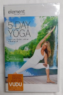 Element 5 Day Yoga (DVD, 2014) | Books & More Bookstore