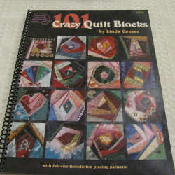 101 Crazy Quilt Blocks by Linda Causee (PB, 2001, spiral bound) | Books & More Bookstore