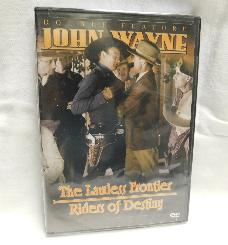 The Lawless Frontier/Riders of Destiny, John Wayne Double Feature (DVD, B & W) | Books & More Bookstore