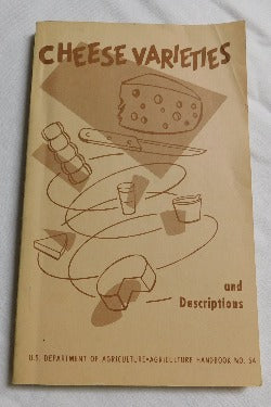 Cheese Varieties and Descriptions by Dairy Products Laboratory (PB, 1969) | Books & More Bookstore