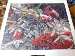 Hallmark "Cardinal in Pepperberries" Puzzle, 1000 Pieces | Books & More Bookstore