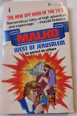 Malko: West of Jerusalem by Gerard de Villiers (PB, 1973) | Books & More Bookstore