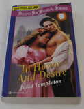 To Honor and Desire by Julia Templeton Precious Gem Historical Romance (PB 1999) | Books & More Bookstore